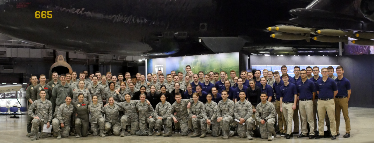 Photo of detachment with planes in background