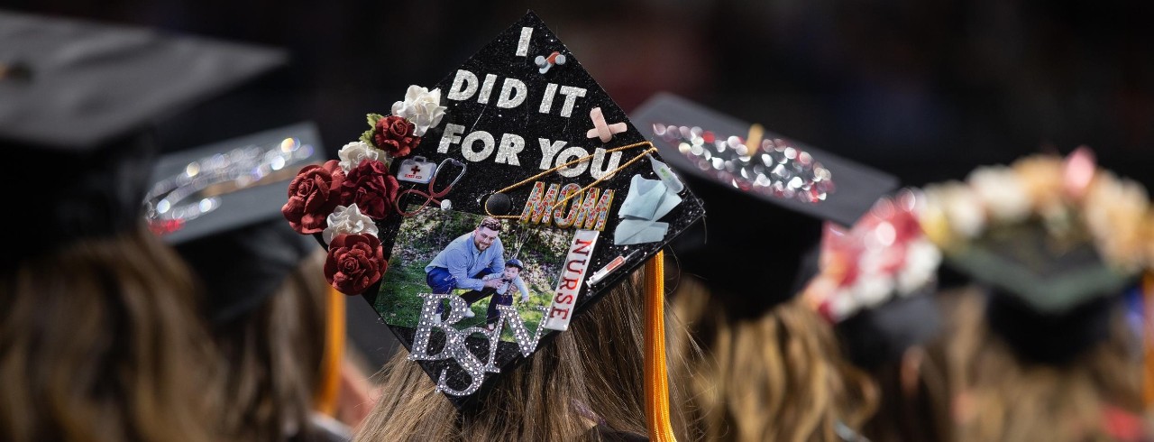 The first of three ceremonies celebrating University of Cincinnati's Spring 2023 Undergraduate Commencement