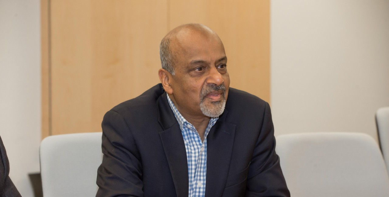 Portrait of UC professor Raj Manglik.