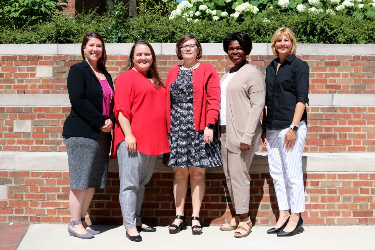 group photo of members of the staff senate advisory committee