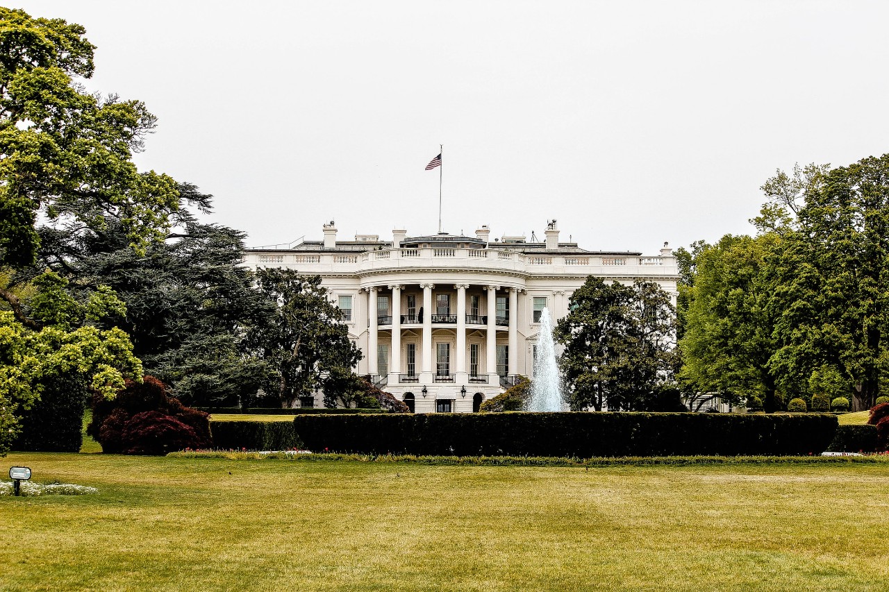 exterior of the White House