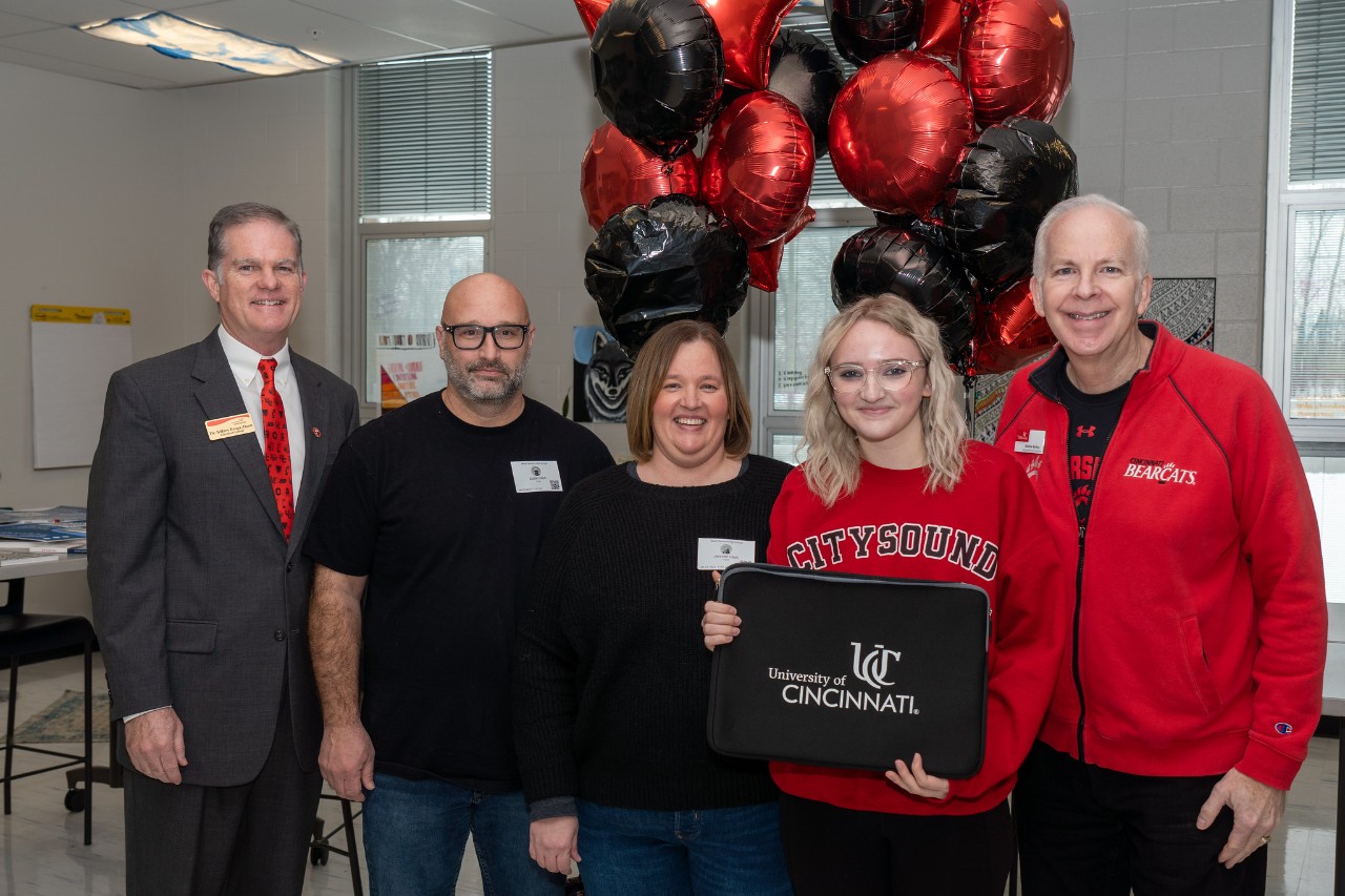 to UC Clermont Local students surprised on UC Decision Day