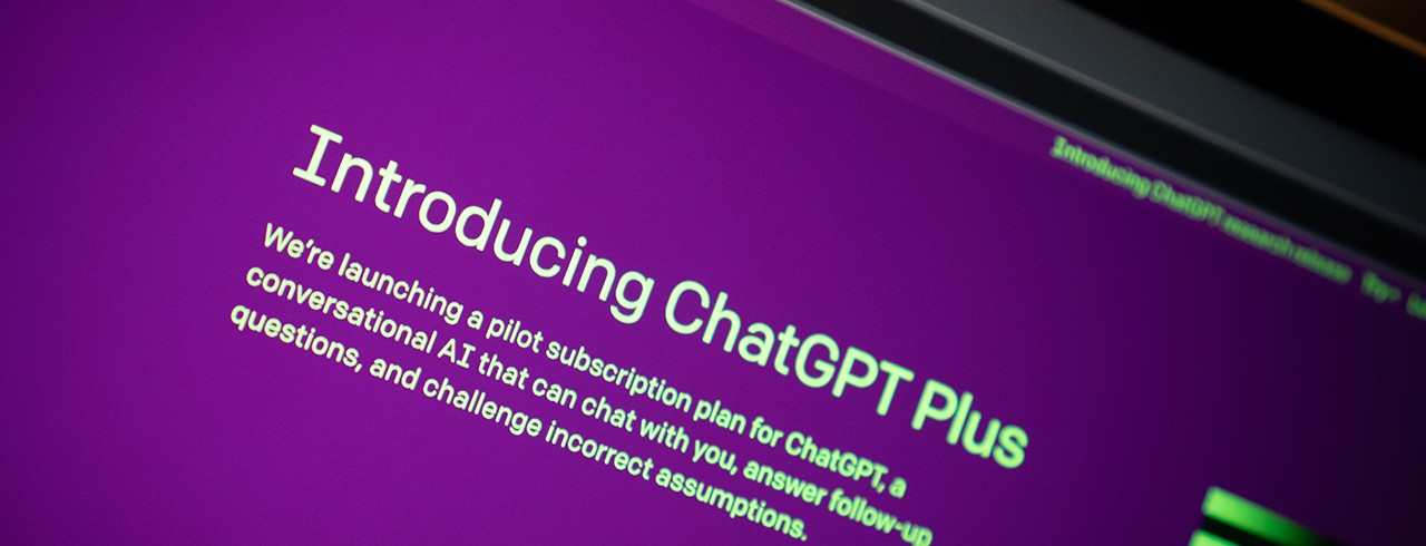 Screen showing ChatGPT Plus