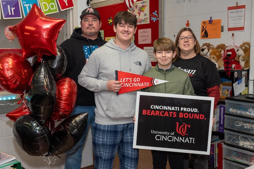 to UC Clermont Local students surprised with admission