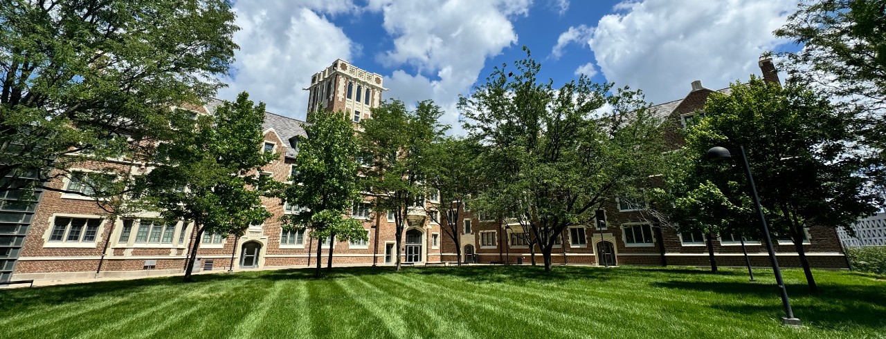 A May 2024 photograph of CCM's Memorial Hall. Photo/Curt Whitacre