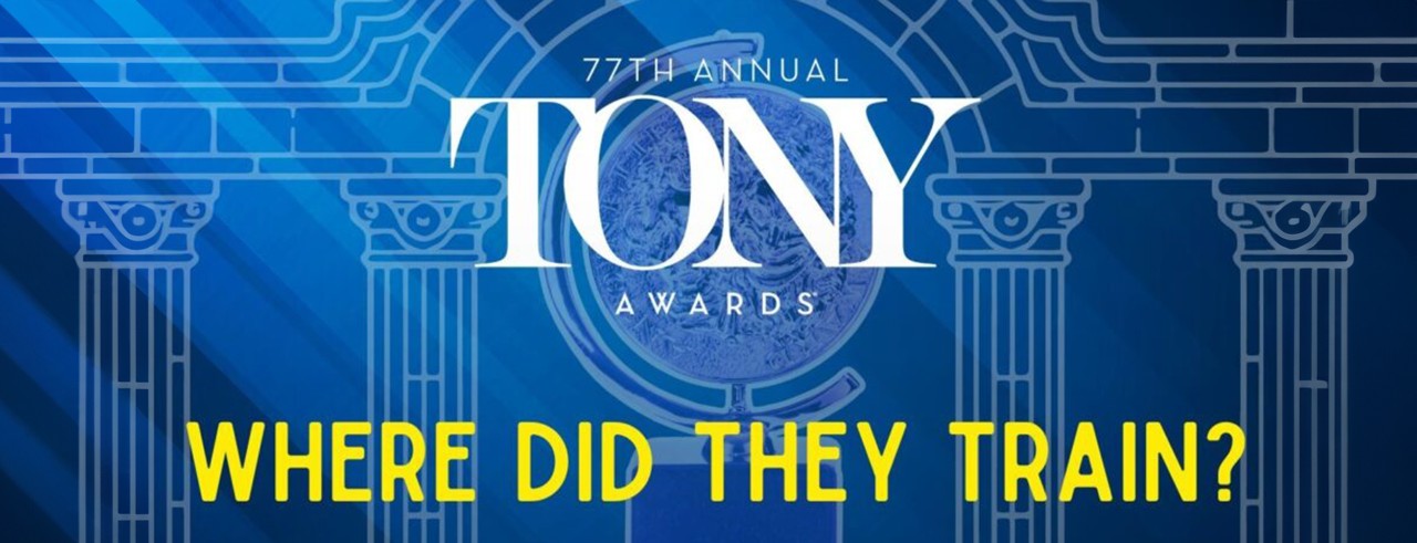 Playbill graphic on Tony Awards