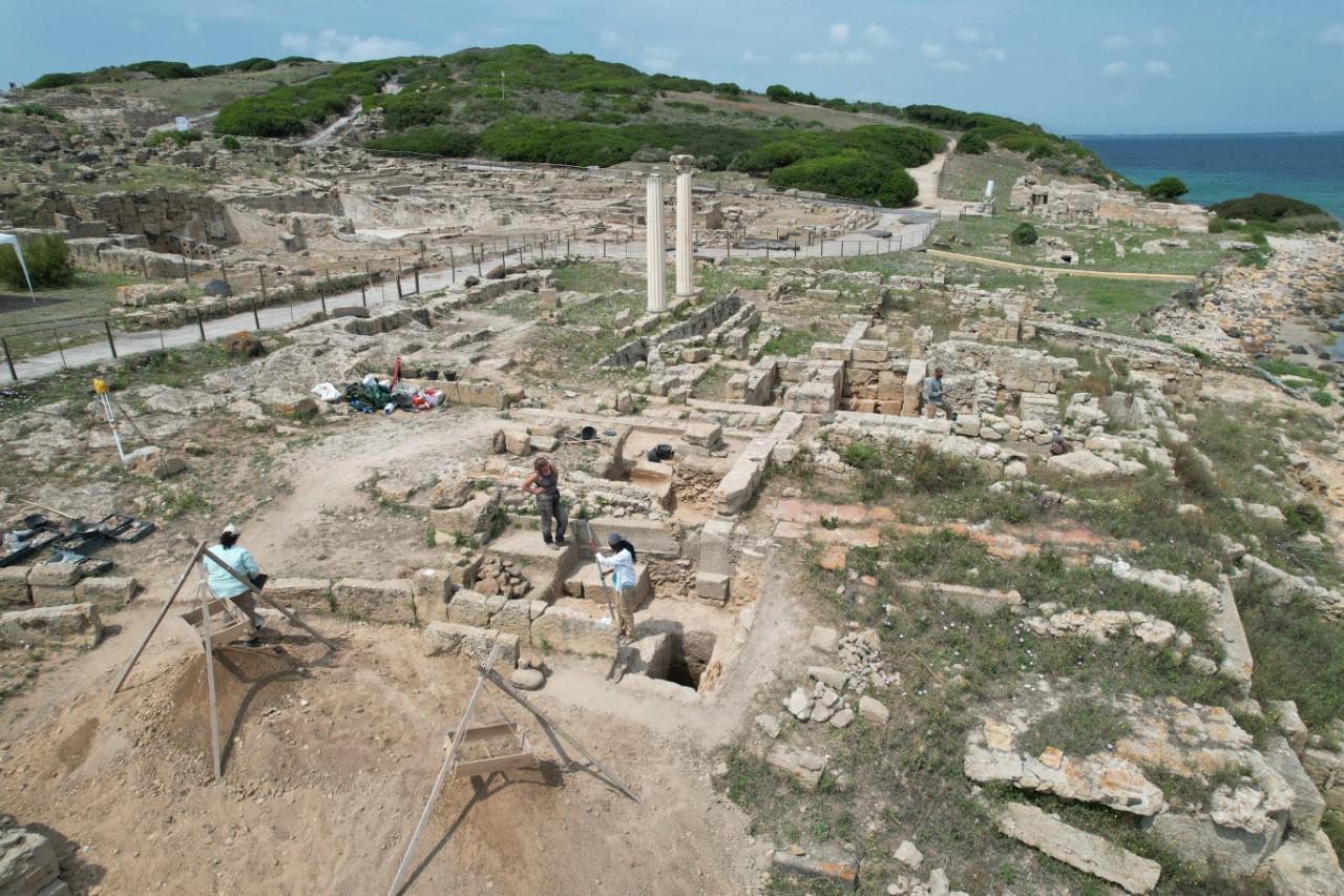 Excavation site at Tharros