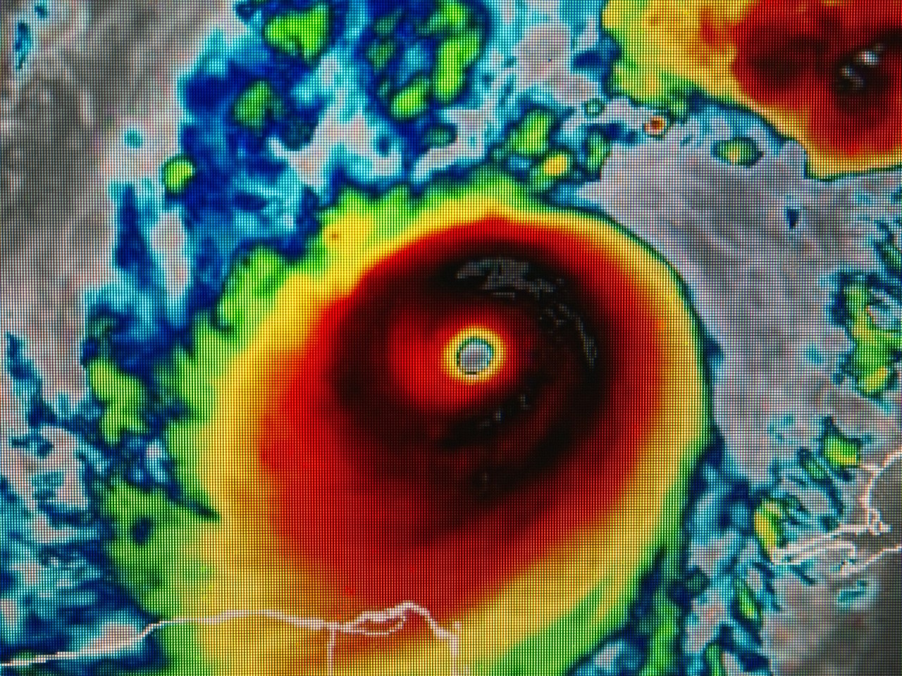 Radar imagery of Hurricane Milton