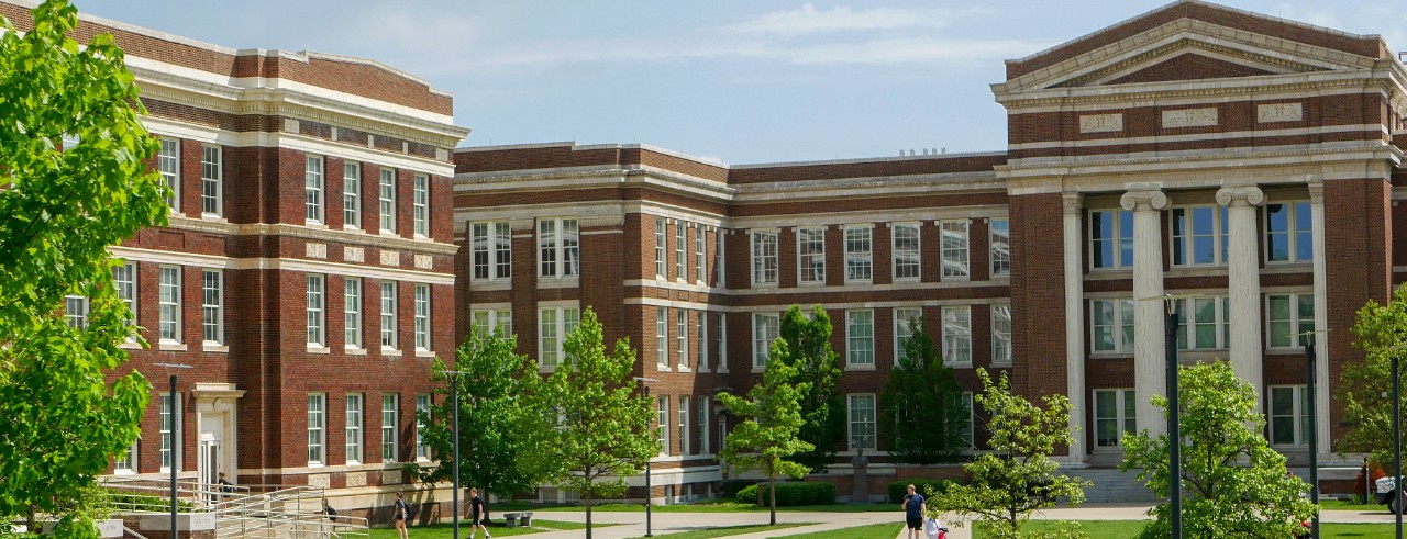 Baldwin quad on UC campus