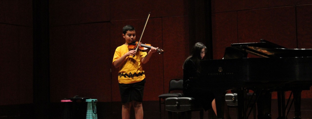 Gino DiMario Scholarship Recital. Photo by CCM Prep Student Worker Courtney Hammonds.