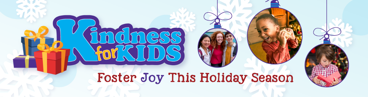 Kindness for Kids Toy Drive for Hamilton County Job and Family Services foster kids 