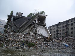 Earthquake devastation in China