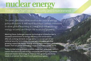 One of many NEI posters extolling the benefits of nuclear energy.