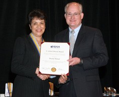 Awatef Hamed was presented the 2008 Atwood Award in honor of her outstanding work with engineering students.