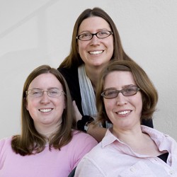 The Kramer sisters (from left to right: Joy Kramer, Jennifer Kramer-Wine and Julie Kramer) are the founders of Edible Ohio Valley.