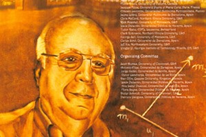 Artwork from the conference flyer representing Kenneth Meyer