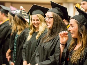 UC Clermont graduates during commencement. 