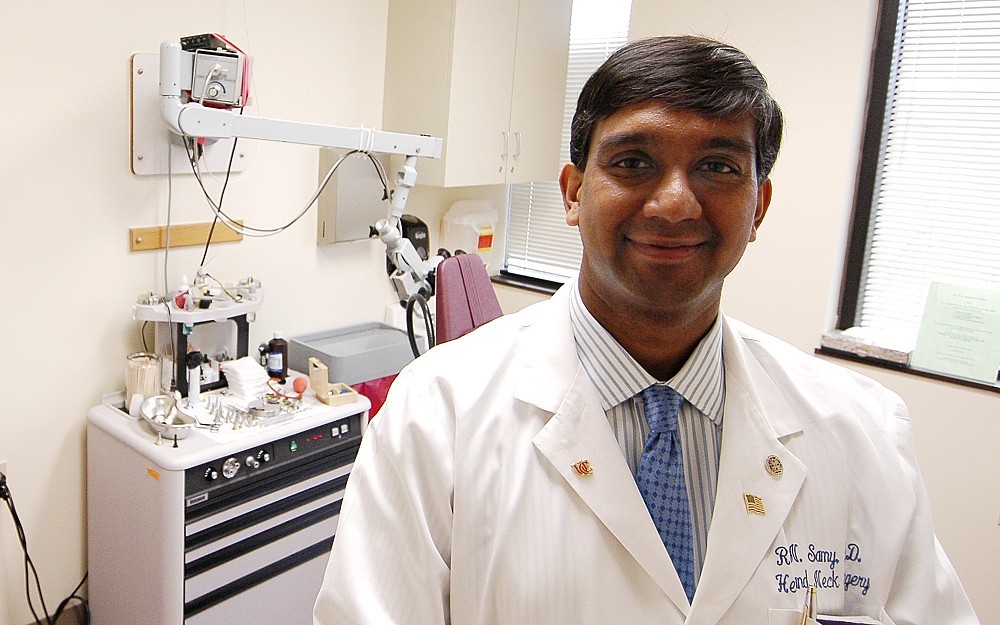 Ravi Samy, MD, an otologist, specializes in cochlear implants.
