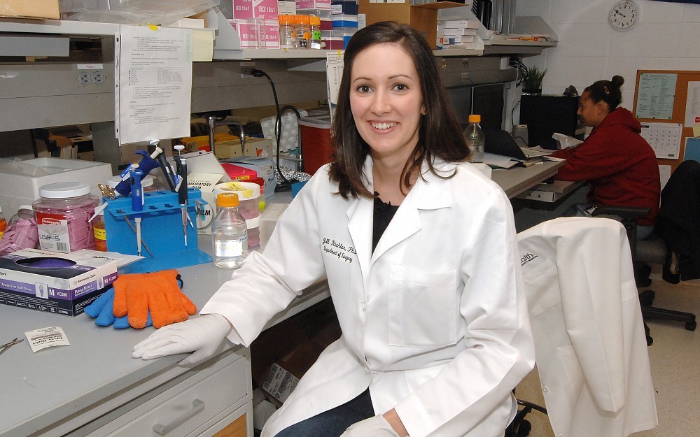 Jillian Richter, PhD, is a postdoctoral research fellow working in the Institute for Military Medicine.
