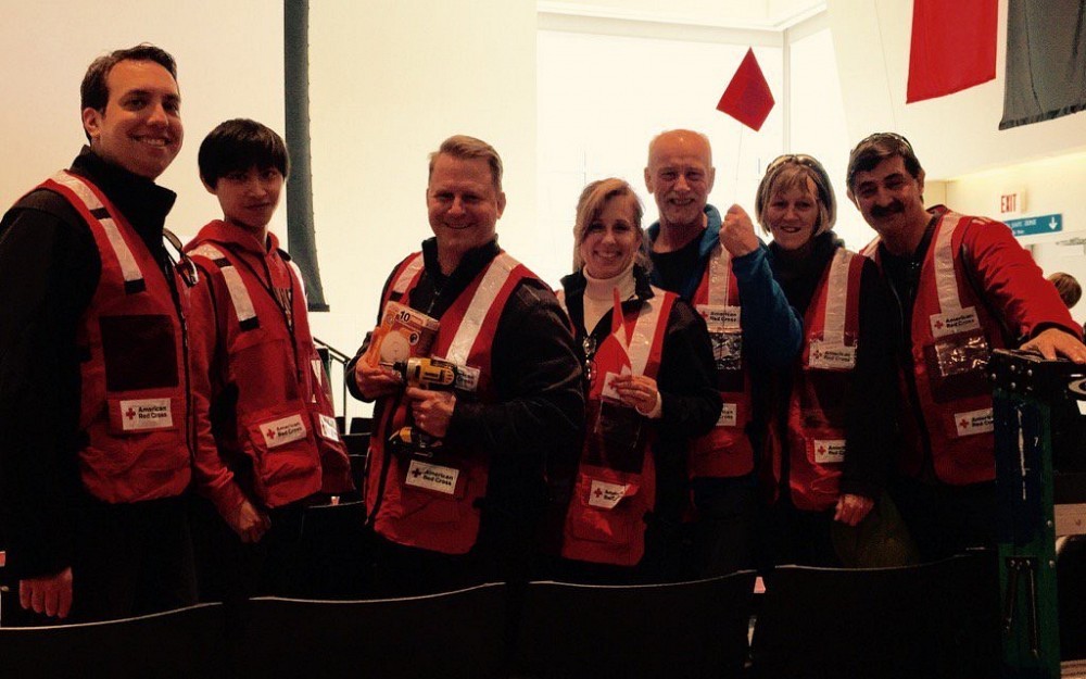 UC volunteers from 2015 Red Cross Mega Blitz event.