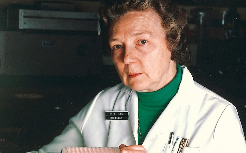 Evelyn Hess, MD, in 2006.